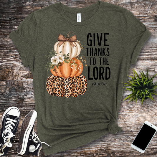 GIVE THANKS TO THE LORD