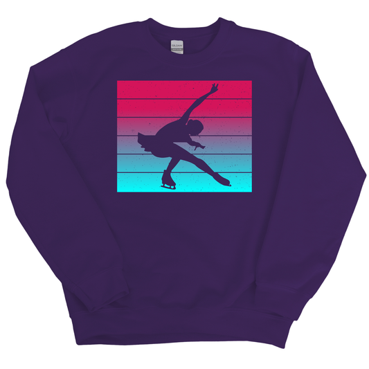 OMBRE' SKATER SILHOUETTE - SWEATSHIRTS