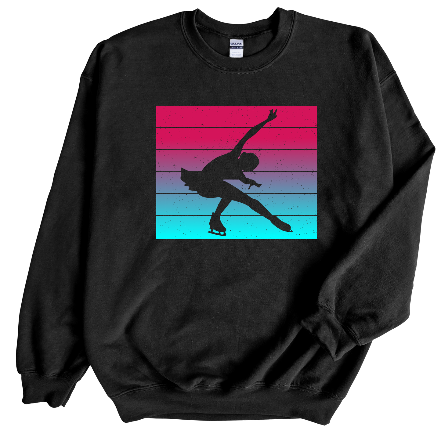 OMBRE' SKATER SILHOUETTE - SWEATSHIRTS