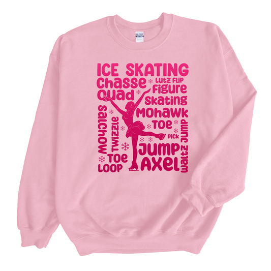 ICE SKATING TYPOGRAPHY - ALL STYLES