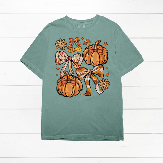 PUMPKINS AND BOWS