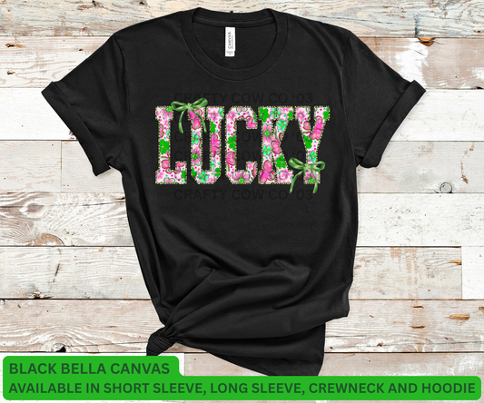 LUCKY FLORAL COQUETTE- ST PATRICKS DAY