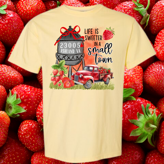 ASHLAND STRAWBERRY, SMALL TOWN - TEE
