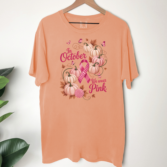 BREAST CANCER PINK PUMPKIN RIBBONS