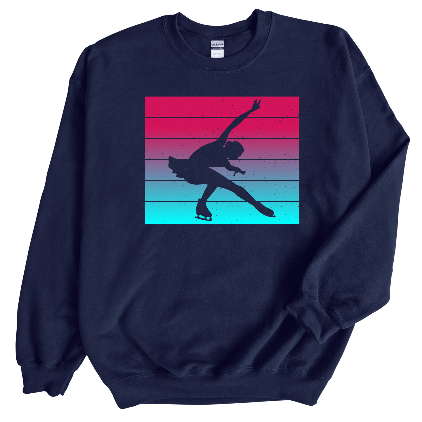 OMBRE' SKATER SILHOUETTE - SWEATSHIRTS
