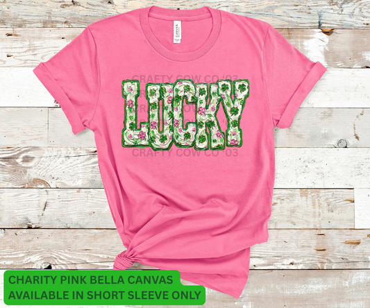 LUCKY FAUX PAINTED- ST PATRICKS DAY
