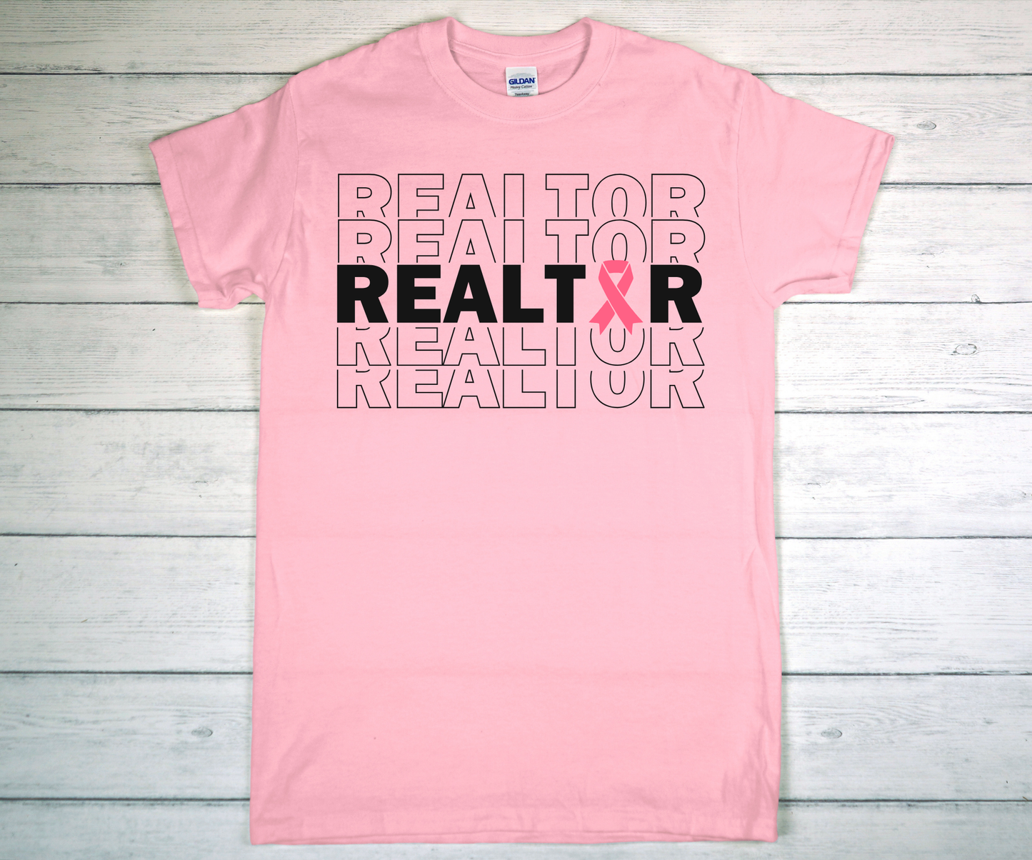 REALTOR BREAST CANCER RIBBON REPEAT