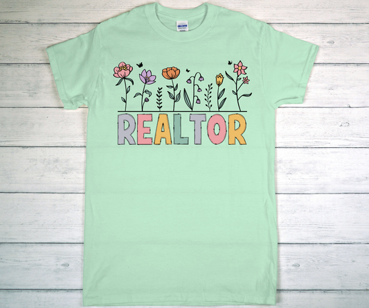 FLOWER PASTEL REALTOR