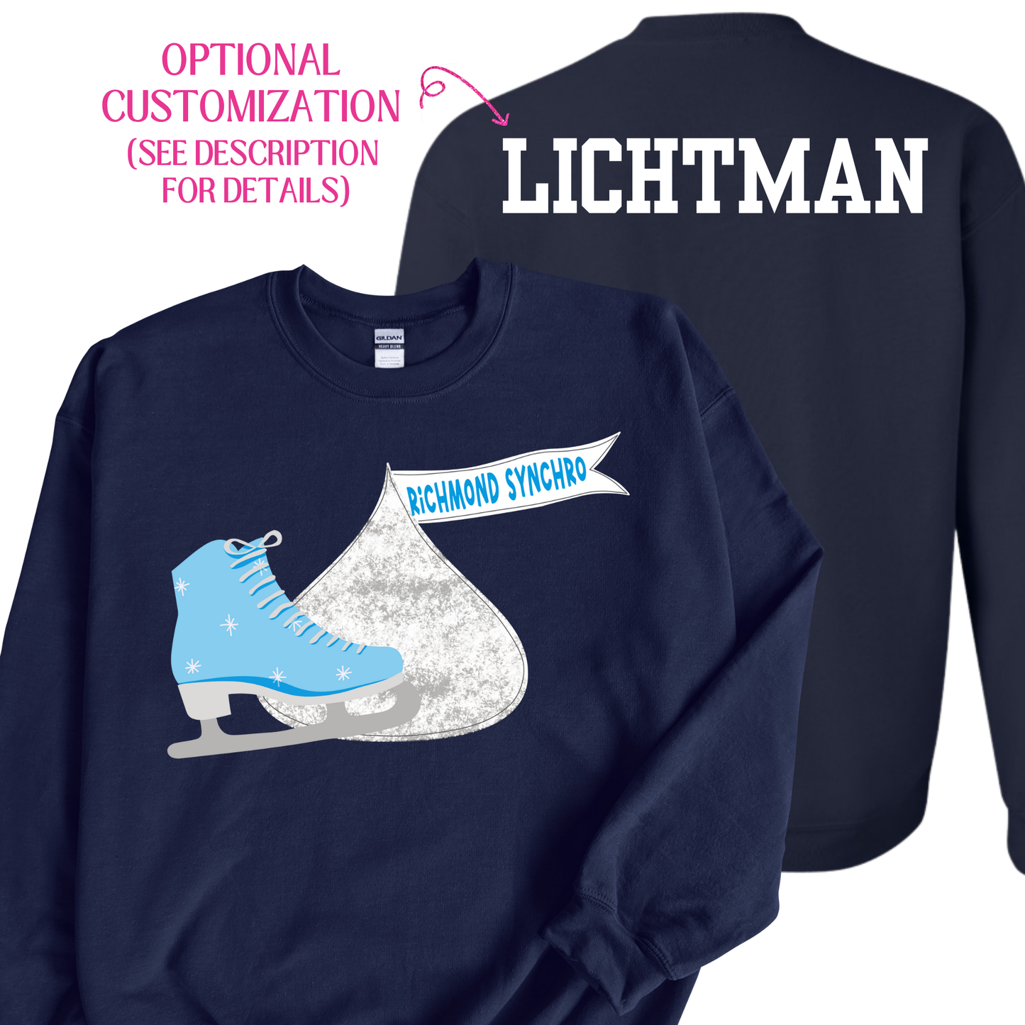 BLUE HERSHEY KISS - COMPETION SPIRIT WEAR