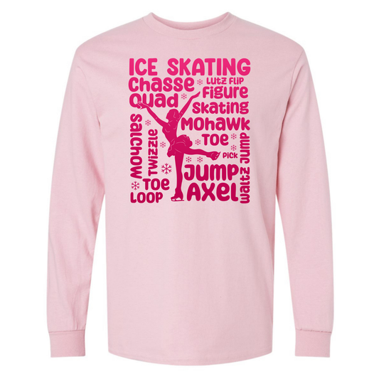 ICE SKATING TYPOGRAPHY - ALL STYLES