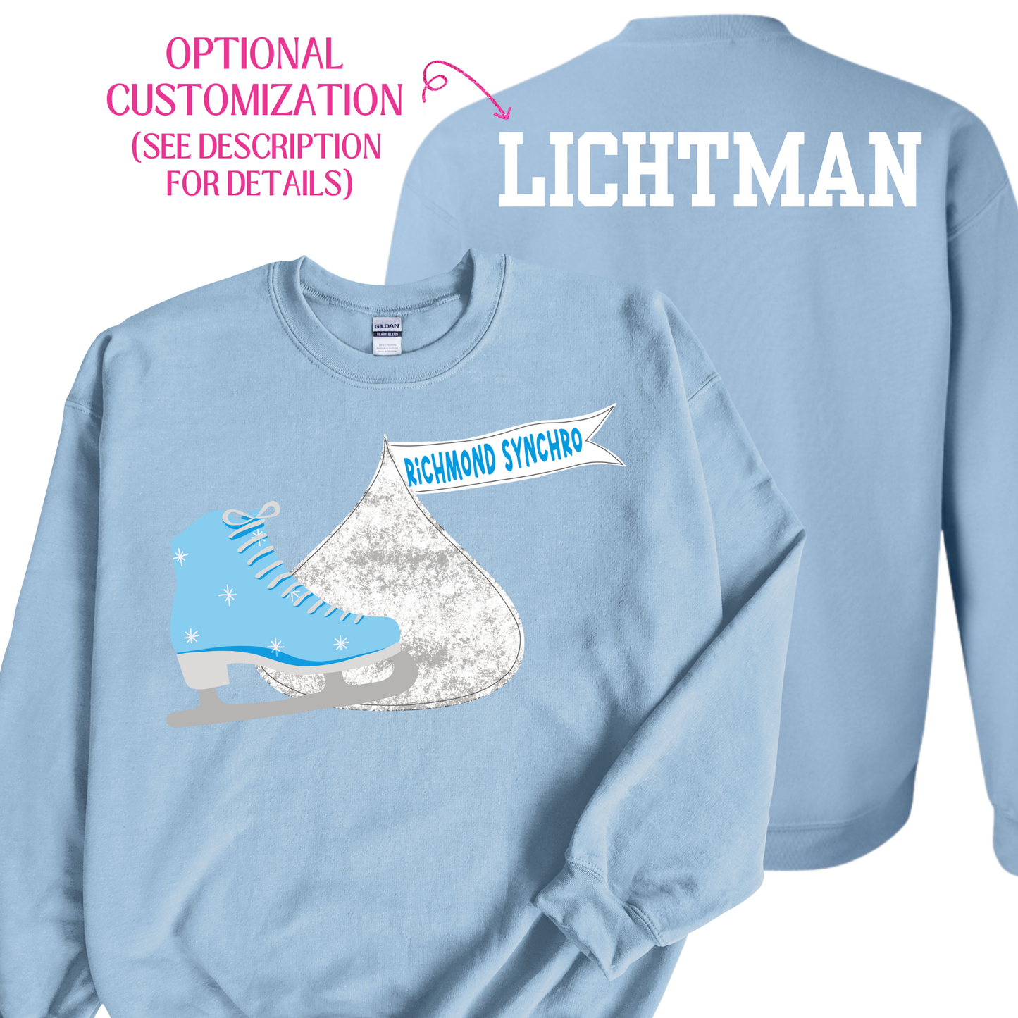 BLUE HERSHEY KISS - COMPETION SPIRIT WEAR