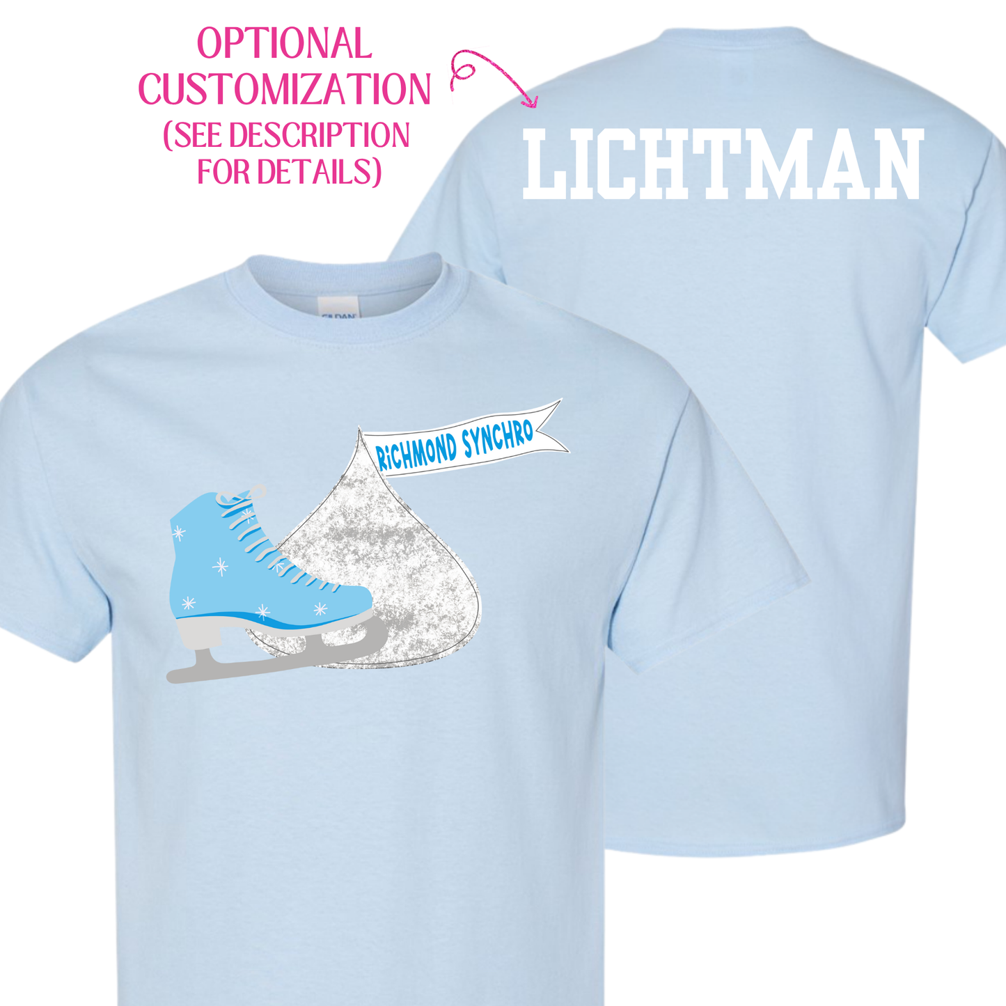 BLUE HERSHEY KISS - COMPETION SPIRIT WEAR