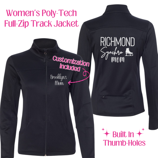 RICHMOND SYNCHRO MOM W/CUSTOM NAME - ZIP JACKET