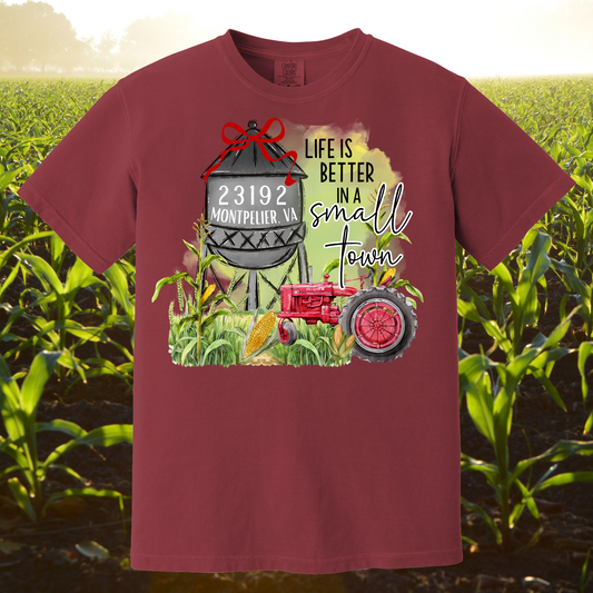 MONTPELIER TRACTOR, SMALL TOWN - TEE