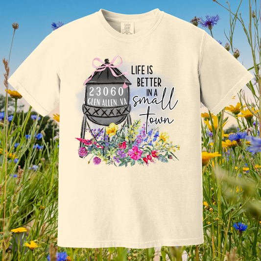 GLEN ALLEN WILDFLOWER, SMALL TOWN - TEE