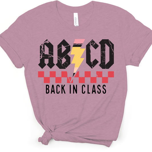 AB-CD BACK IN CLASS
